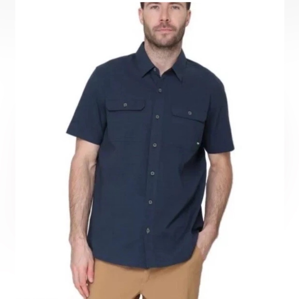 NWT (SIERRA DESIGNS) men's TECH SHIRT size L Casual Button Down Shirt